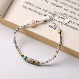 925 Silver Leopard Pearl Bracelet Natural Stone Fine Jewelry
