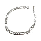 925 Silver Chain Bracelets for Women Minimalist Female Korea Fine Jewelry