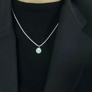925 Sterling Silver Baroque Pearl Pendant Necklace