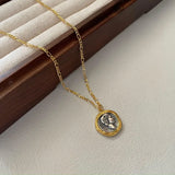 925 Sterling Silver Portrait Queen Coin Pendant Necklace for Women