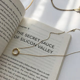 Circle Pendant Necklace 925 Sterling Silver Openwork Necklace for Women
