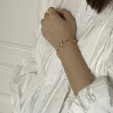 925 Silver Wide Chain Bracelets for Women