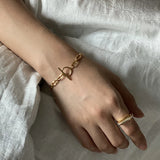 925 Silver Wide Chain Bracelets for Women