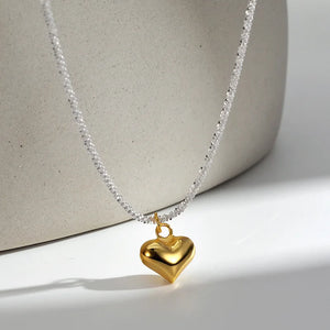 925 Silver Heart Women's Necklace