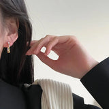 925 Silver Twine Vine Hoop Earrings for Women Minimalist Jewelry