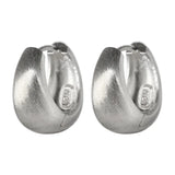 925 Silver U Shape Hoop Earrings for Women Minimalist Jewelry