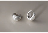 925 Silver U Shape Hoop Earrings for Women Minimalist Jewelry