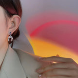 925 Sterling Silver U Stud Earrings for Women