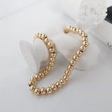 Silvology Sterling 4MM Round Bead Bracelet for Women
