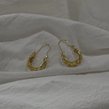 925 Silver Weave Line Openwork Rings Ethnic French Palace Earrings