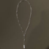 925 Silver Wide Chain Choker Necklace