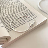 S925 Sterling Silver Love Bracelet Wedding Party Jewelry