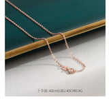 14k Rose Gold-Plated Stiletto Necklace for Women