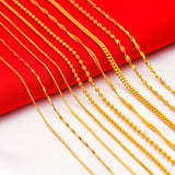 14k Yellow Plated Clavicle Chain Necklace, Wedding Anniversary Jewelry Gift