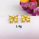 18K Bow Pendant for Women DIY Pendant Wedding Birthday Pendant