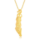 18K Tiger Pendant Necklace for Men Wedding