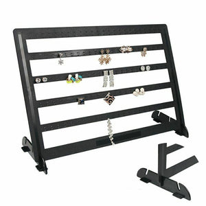 240 Holes Earring Holder Jewelry Organizer Stand Plastic Earrings Display Rack