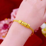 24K 520 1314 Beads Snake Bone Bracelet for Women Lover 999 Banges Bracelets