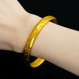 Yellow Plated Gypsophila Bracelet for Women