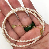 4MM Pearl Coral Chain Choker Necklace Wedding Love Gift Jewelry