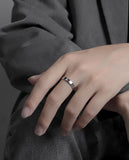 4mm Flat Rings For Women Men Engagement Jewelry Couple Tibetan Silver Ring