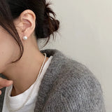 925 Silver Alien Baroque Pearl Earrings For Women