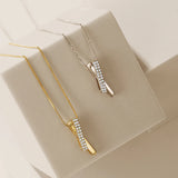 925 Silver Diamond Necklace Irregular Clavicle Chain Wedding Jewelry