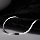 925 Silver Blade Chain Necklace for Women