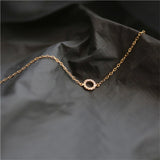 925 Silver Plated Full Diamond Circle Bracelet High-end Fine Jewelry