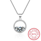925 Silver Zirconia Pendant Necklace S-n201