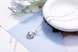 925 Silver Zirconia Pendant Necklace S-n201