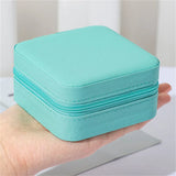 Jewel Case Storage Box Home Travel Earrings Ring Organizer