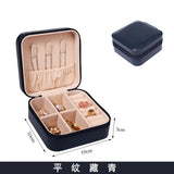Jewel Case Storage Box Home Travel Earrings Ring Organizer