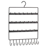 Creative Iron Art Hooks Wall Jewelry Rack Girls Dresser