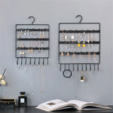 Creative Iron Art Hooks Wall Jewelry Rack Girls Dresser