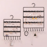 Creative Iron Art Hooks Wall Jewelry Rack Girls Dresser