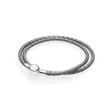 Fashionable Woven Leather Couple Bracelet Multi-color Selection