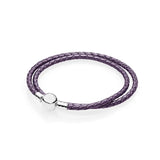 Fashionable Woven Leather Couple Bracelet Multi-color Selection