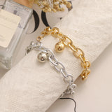 Gothic Cuban Link Chain Anklet Bracelet for Women