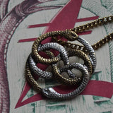 Auryn Infinite Snake Pendant Necklace Jewelry Men Women