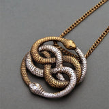 Auryn Infinite Snake Pendant Necklace Jewelry Men Women