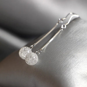 Bead Ear Wire Sterling Silver Earrings for Women
