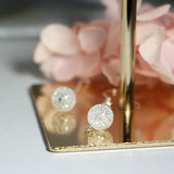 Bead Ear Wire Sterling Silver Earrings for Women