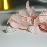 Bead Ear Wire Sterling Silver Earrings for Women