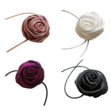 Rose Necklace Clavicle Chain for Women Girls