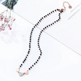 Crystal Heart Short Choker Necklace Women's Jewelry