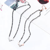 Crystal Heart Short Choker Necklace Women's Jewelry
