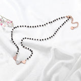 Crystal Heart Short Choker Necklace Women's Jewelry