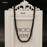 2019 Fashion Jewelry Women Choker Beads Short Necklace