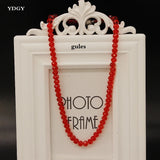 2019 Fashion Jewelry Women Choker Beads Short Necklace